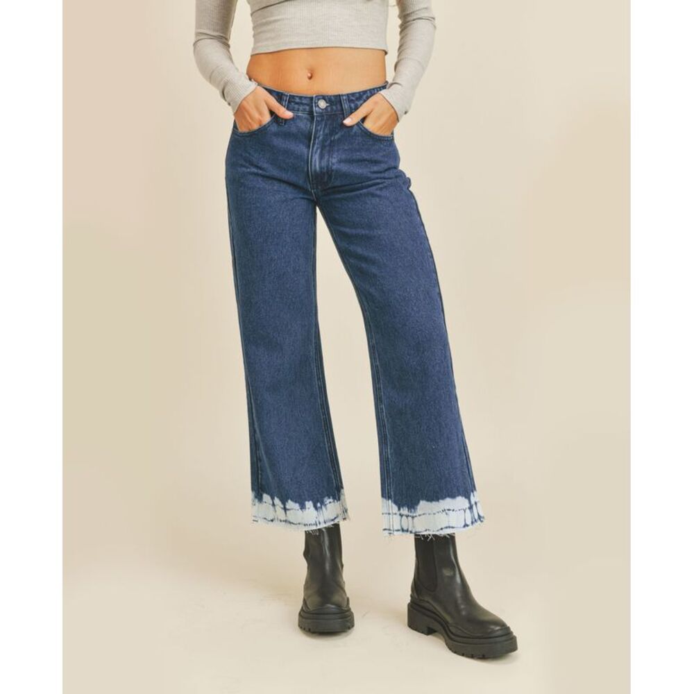 Womens Tie Dye Flare Jeans